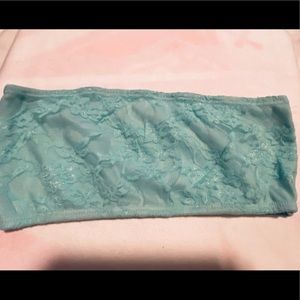 Light blue lace flower lace bra size medium